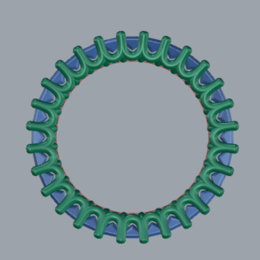 Princess Cut Diamond Full Eternity Wedding Band 3DM CAD File