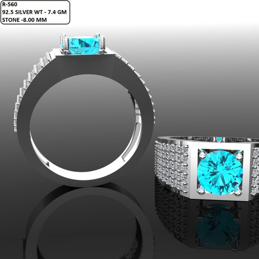 Round Cut Diamond Multi Stone Engagement Ring 3DM CAD File